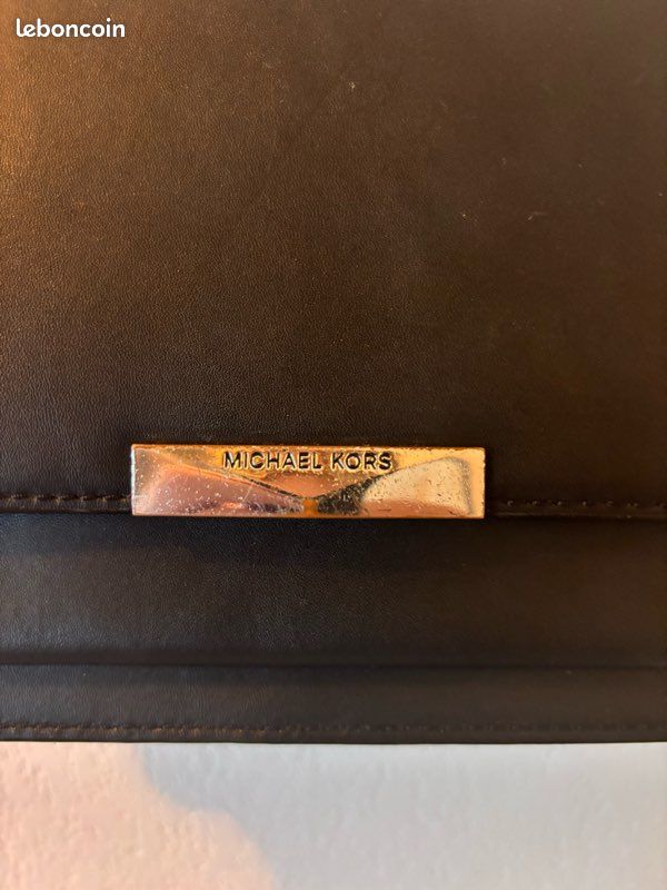 Sac bandoulière Mickael Kors noir (image 3)