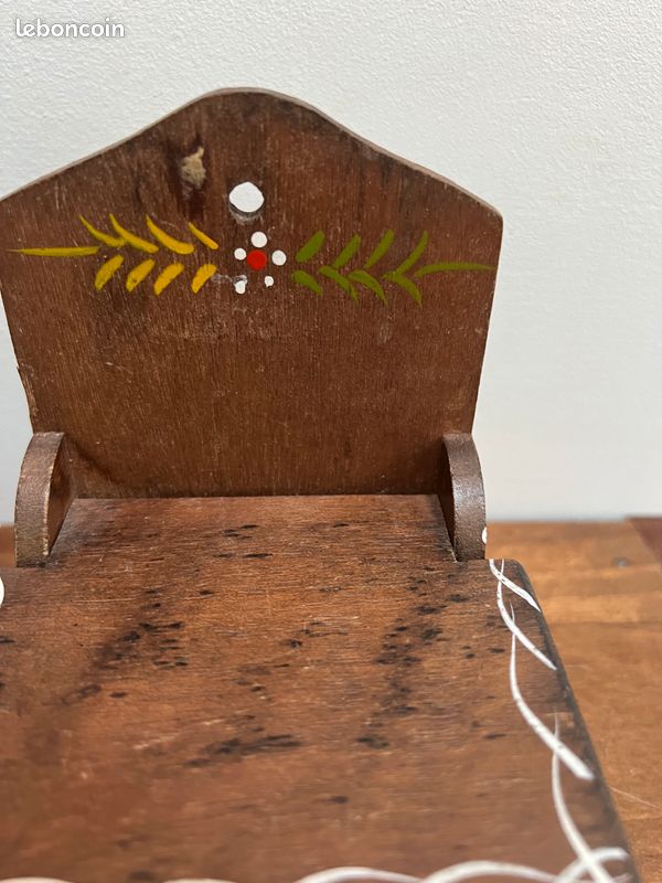 Boite à sel en bois, peinte à la main (image 3)