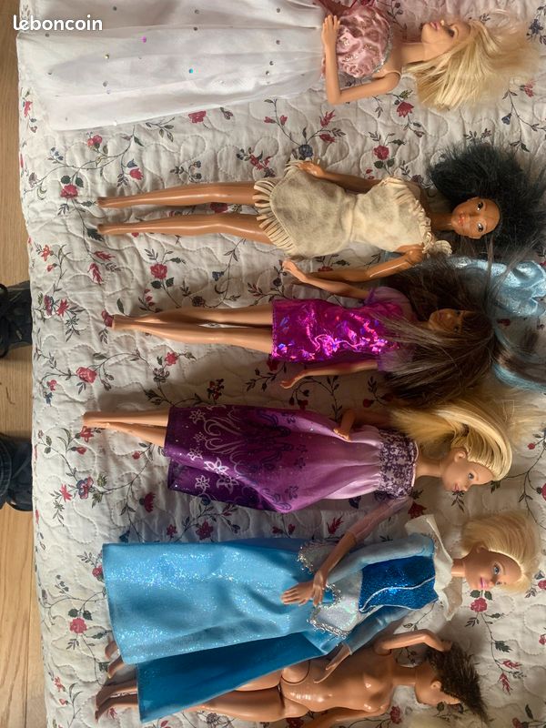 Lot Barbie poupées chevaux (image 5)