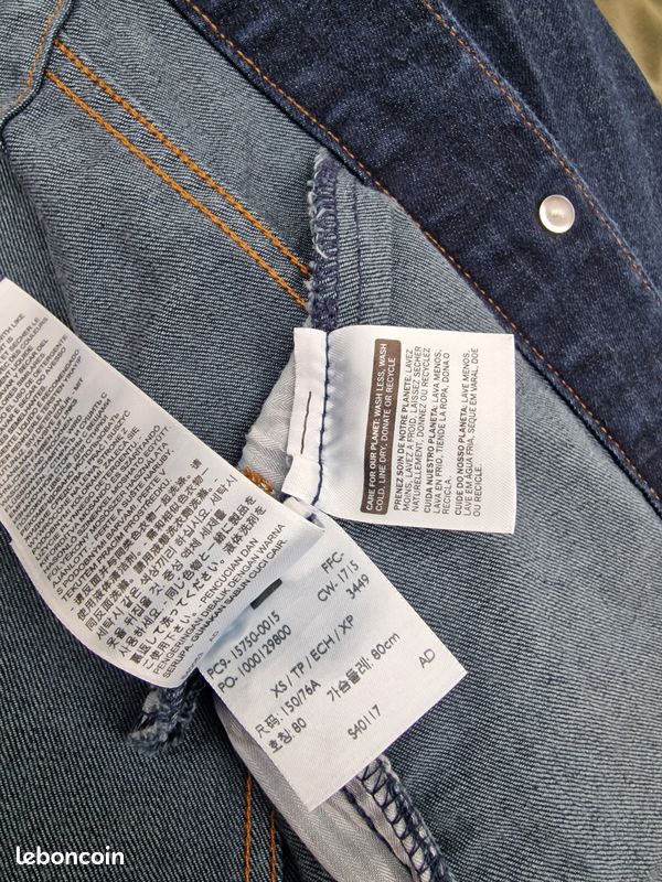 Veste Jean DÃ©lavÃ© Femme Levi's Levis Veste En Jeans Femme Taille