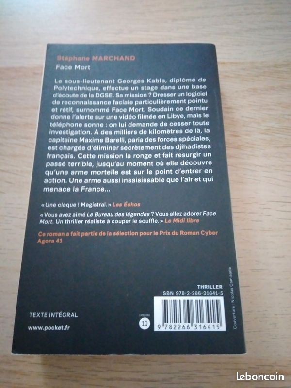 Livre Face Mort de Stéphane Marchand (image 3)