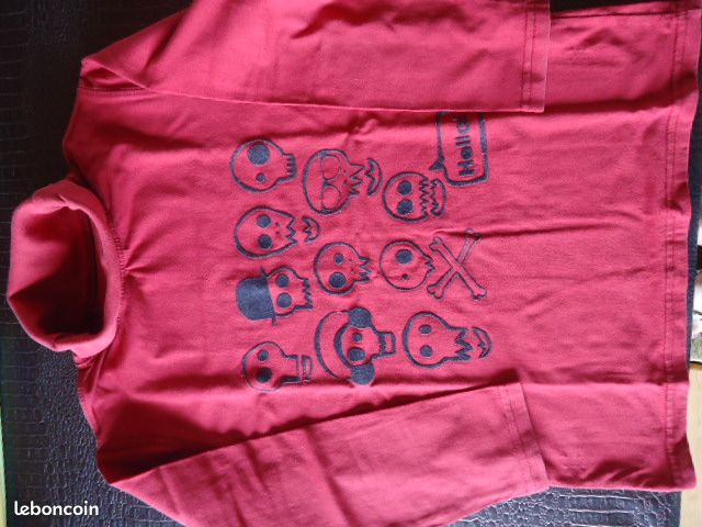 T-shirt col roulé garçon 10 ans TAO (image 1)