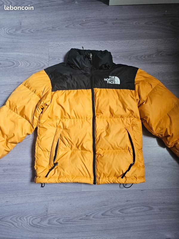 Doudoune thé north face jaune rétro 700 Vêtements