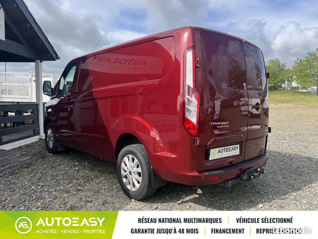 Ford TRANSIT CUSTOM FG L1H1 2.0 EcoBlue 130ch BVA / GPS / Climatisation / Garantie 6 mois (image 4)