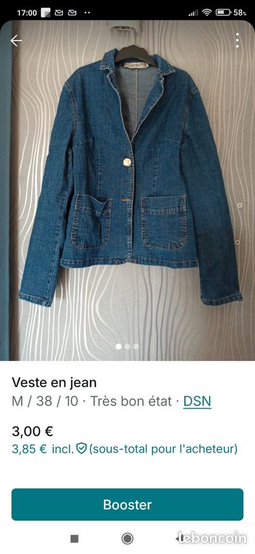 Veste en jean (image 1)