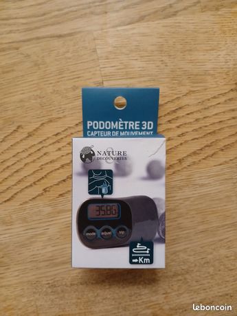 Podomètre de marche 3D avec clip Compteur de pas précis pour la marche