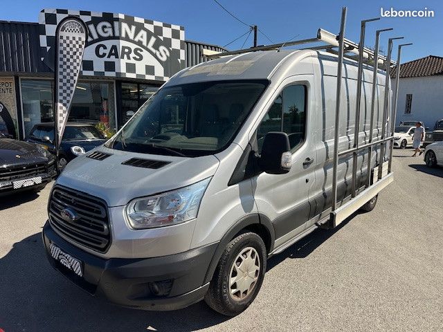 FORD TRANSIT FOURGON TRANSIT FOURGON L3 H2 2.0 130 TREND BUSINESS CLIM porte verre GALERIE TEL REGULATEUR ATELIER ETC...(13 250HT) (image 8)