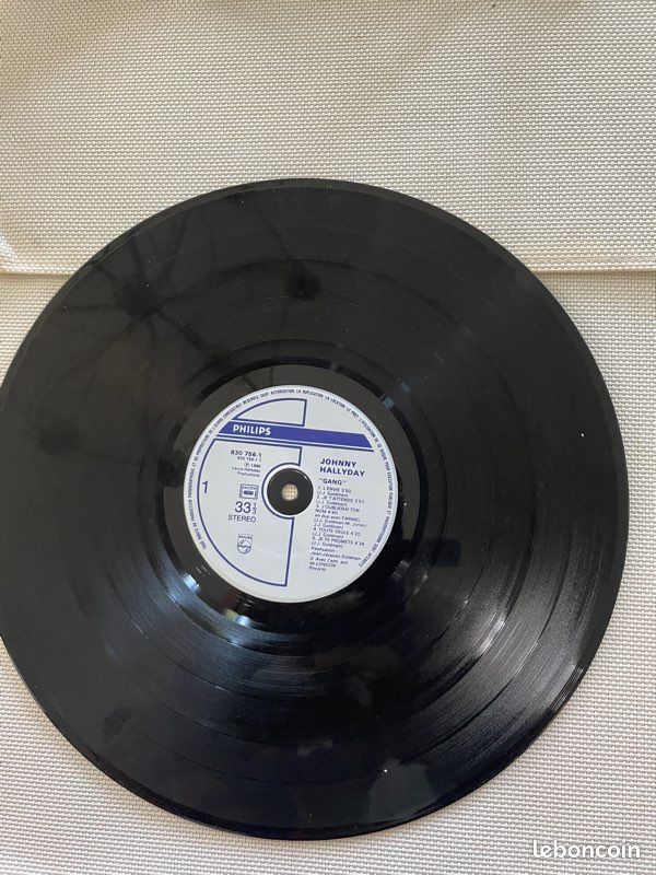 Vinyle 33 t Johnny Hallyday (image 4)