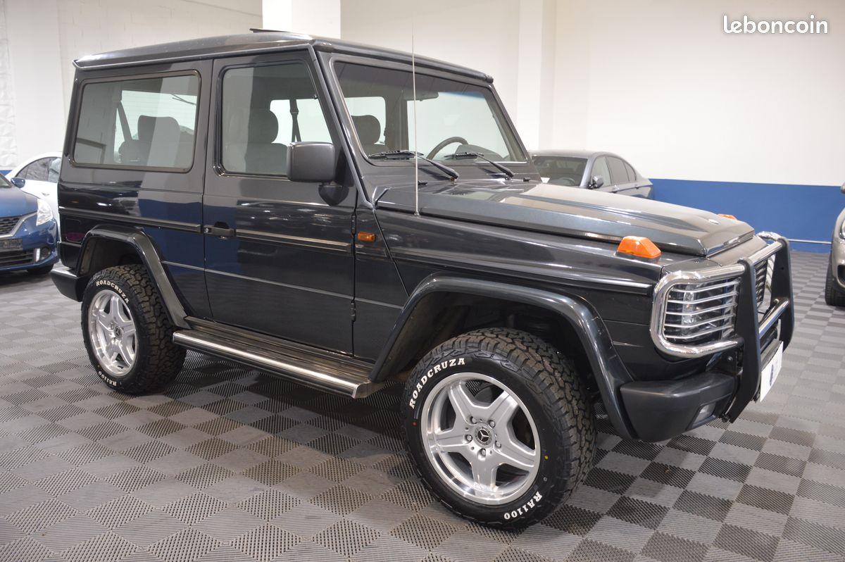 MERCEDES CLASSE G 300 E 170 CHASSIS COURT 3 PORTES-08/1990-6 Cylindres-Attelage-Toit Ouvrant-GPS CarPlay-Jantes 18"-Marchepieds-Gros Entretien Récent-Collector-Introuvable-Historique-Garantie 6 Mois (image 4)