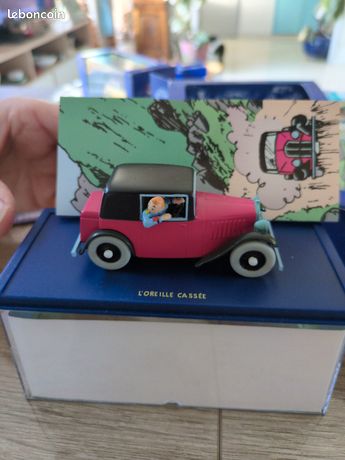 Voiture Tintin Hachette 1/24 – N°12 Oreille Cassée, Neuf En Boîte Avec Fascicule