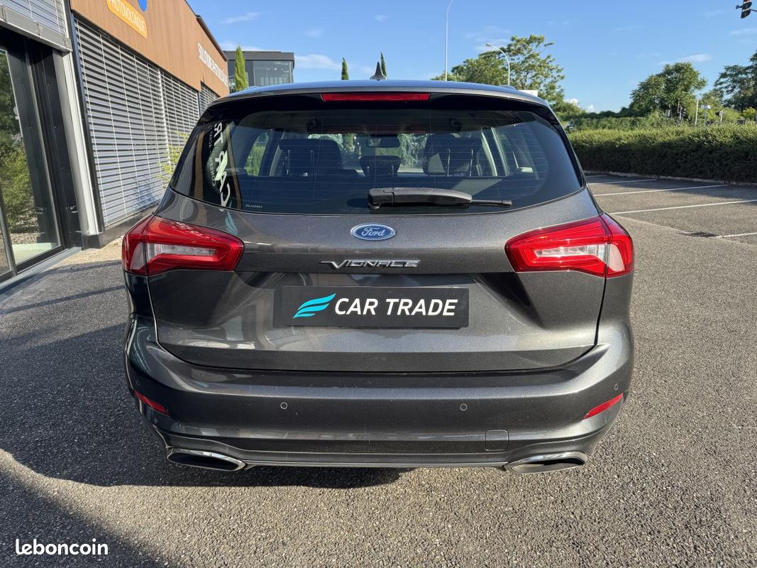 Ford focus sw - vignale 2.0 eco blue 150ch - affichage tete haute - sieges chauffants - regulateur de vitesse (image 4)