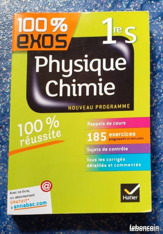 Lot de livres scolaires 1ere- Francais + Physique-Chimie (image 4)