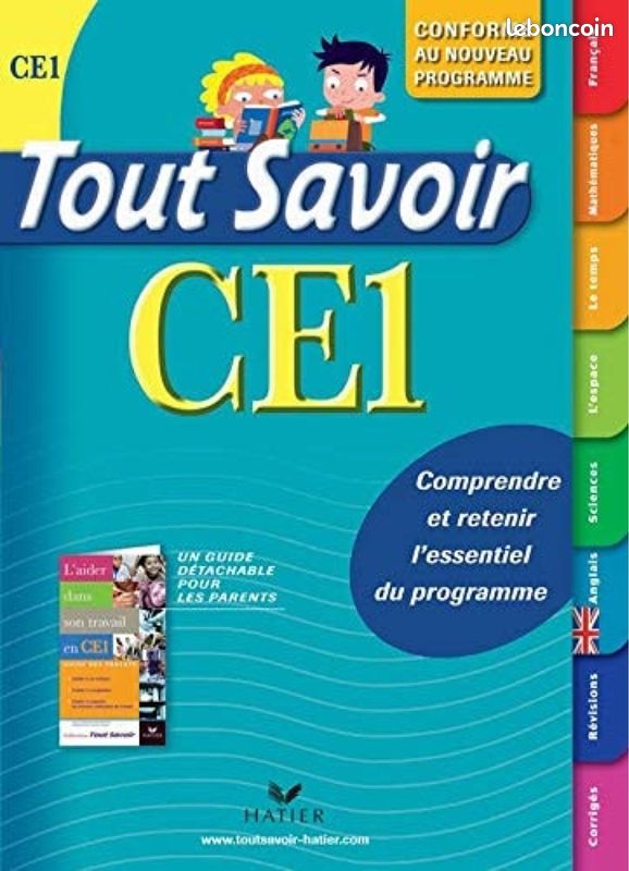 Livre Tout savoir CE1 (image 1)