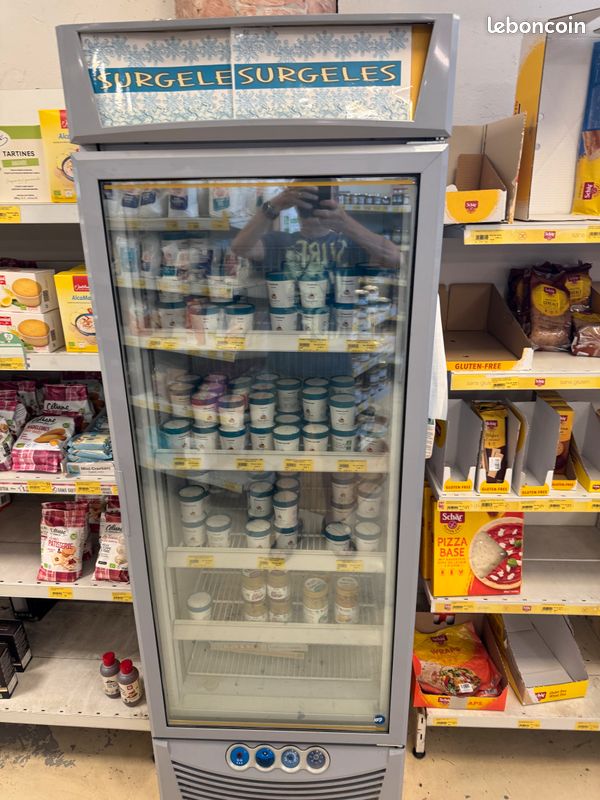 Vitrine negative ou positive vertical porte vitre (image 2)