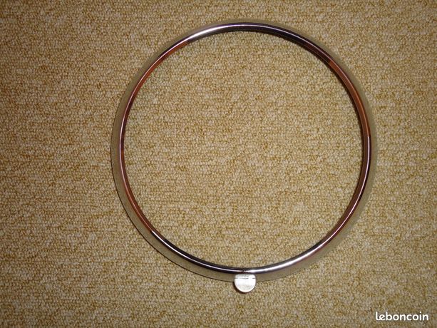 Cercles De Phare Chromés Ducellier Pour Peugeot 203 Et 403 Premier Modèle - Pièce Neuve, Finition Chrome