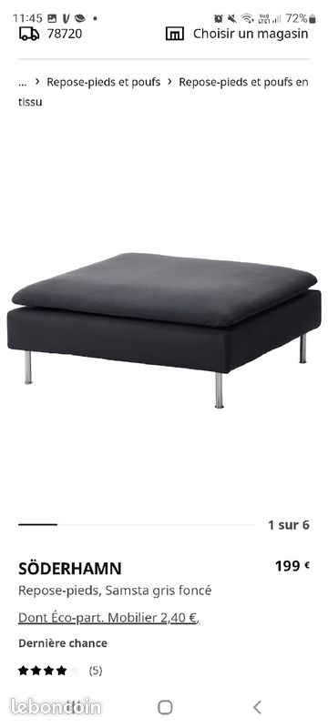 Repose pied soderherman ikea (image 4)