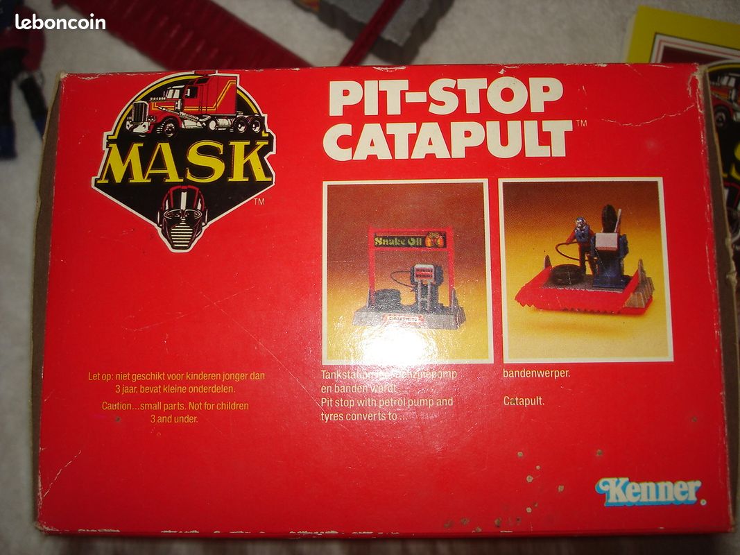 MASK M.A.S.K Pit stop catapult complet en boîte (sans insert), notice (image 11)