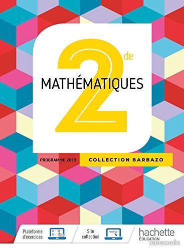 Livre scolaire seconde mathématique programme 2019 (image 1)