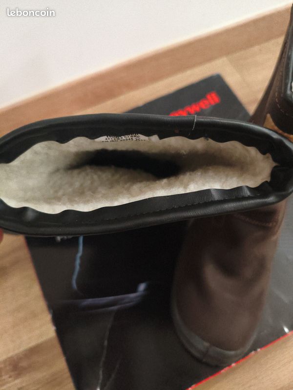 Paire de bottes chaussures sécurité fourrées honeywell bacou silvex s3 ci src (image 2)