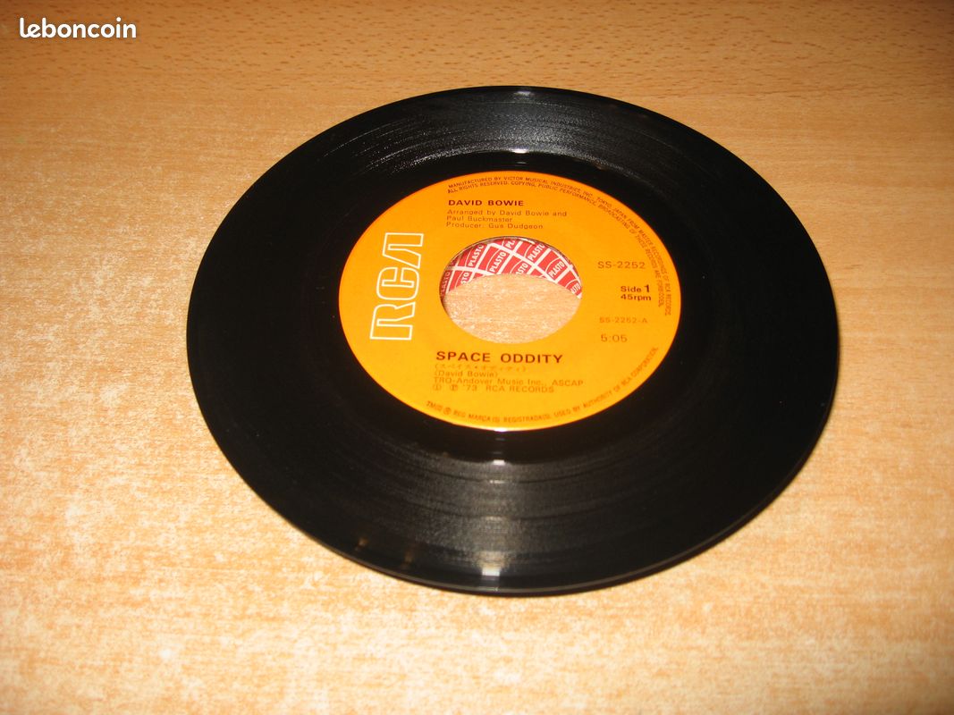 David bowie-space oddity / it ain't easy" japon 1973-vg+ (image 3)