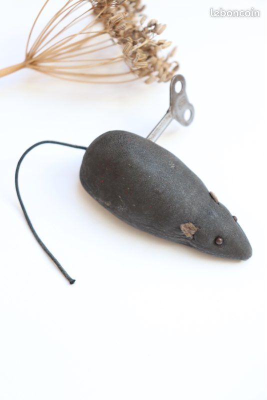 Jouet Mécanique Schuco 1022 - Souris En Tôle - Fabriqué En Allemagne - Occasion