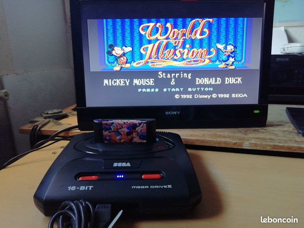SEGA MEGA DRIVE II Consoles de Jeux Rétro Pal 16-BIT
