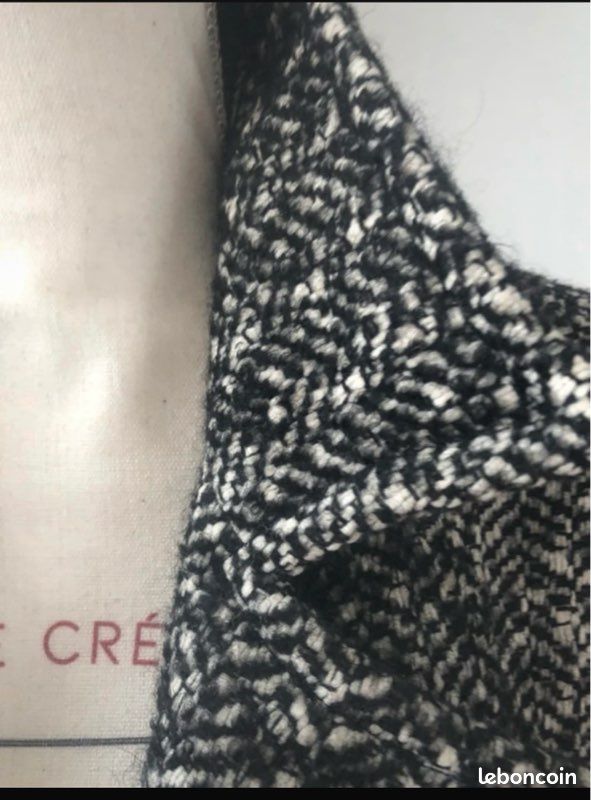 Manteau Max Mara noir et blanc (image 5)