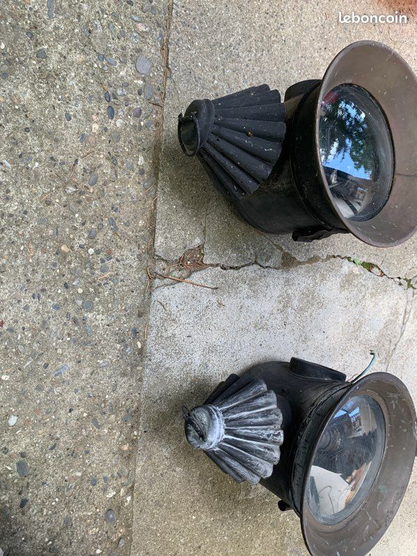 Lot de 2 lampes extérieures anciennes (image 2)