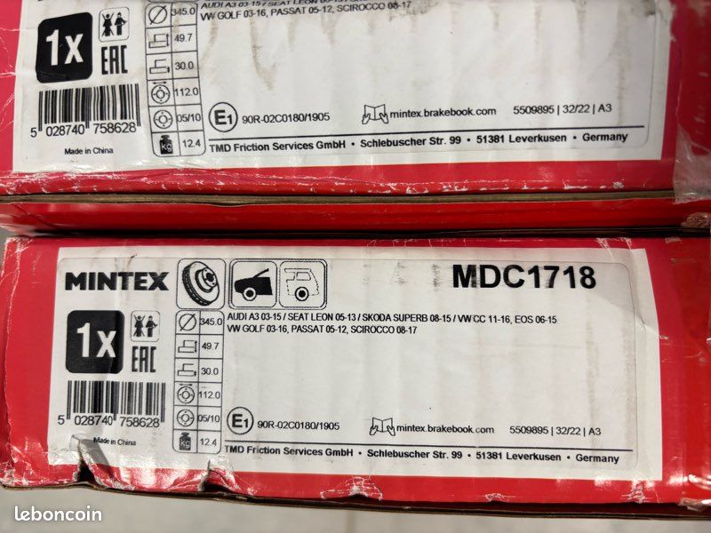 Disque, Audi et Volkswagen (image 1)