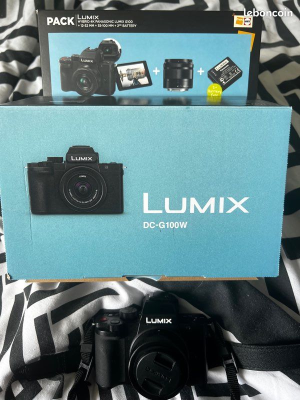 Lumix G100 + deux objectifs + 2nde batterie (image 3)