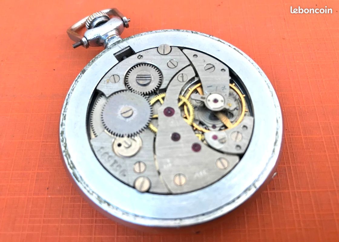 Montre à gousset mécanique Molnija URSS 3602 N°051698 CCCP (image 6)