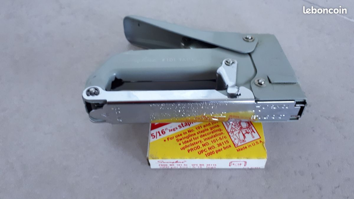 2 Boîtes De 1000 Agrafes Swingline 101 5/16 – Pour Agrafeuses Modèles 101 Et 200 – Acier, Fabriqué Aux USA