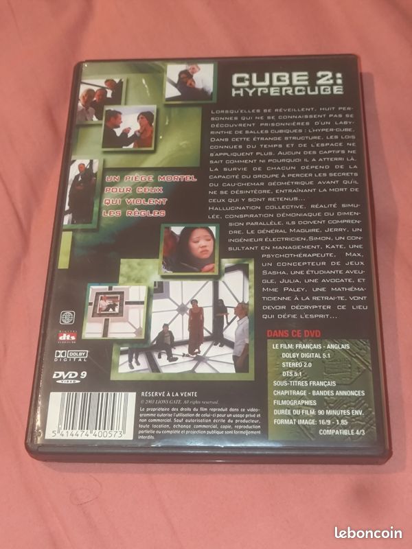 DVD - Cube 2 hypercube (image 2)