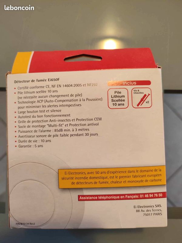Detecteur de fume (neuf) - Bricolage