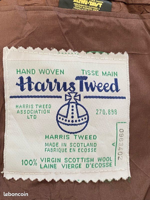 Blazer Harris tweed marron foncé taille XL (image 7)