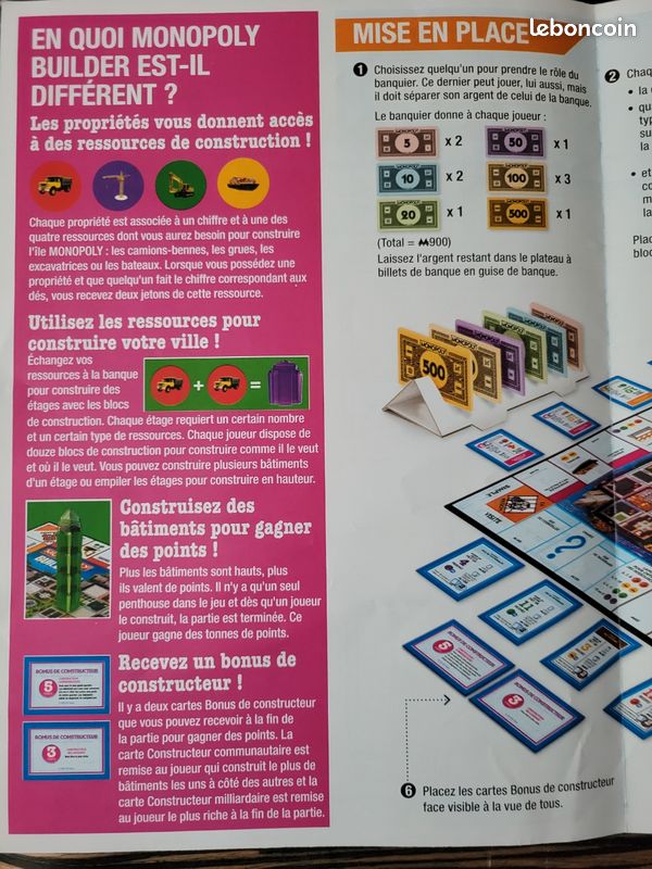 Complet - Monopoly Builder - Hasbro Gaming (image 4)