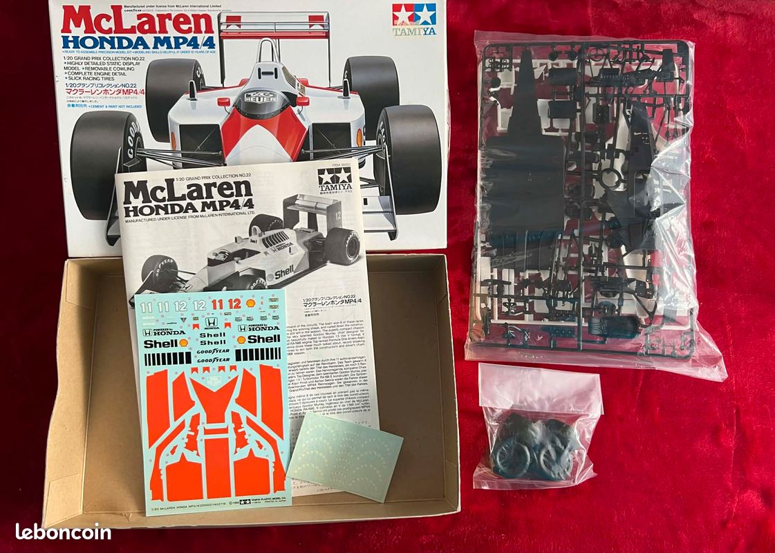 Maquette McLaren Honda MP4/4 - Voiture De F1 Légendaire - Kit à Assembler NEUF