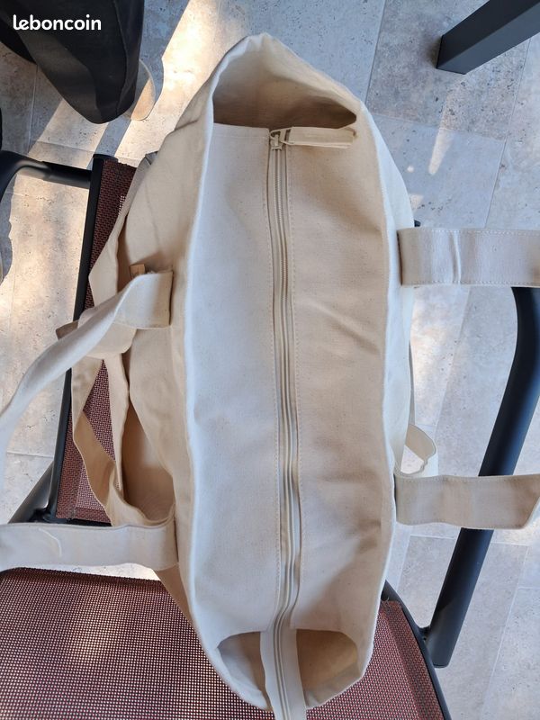 Grand sac coton toile epaisse (image 4)