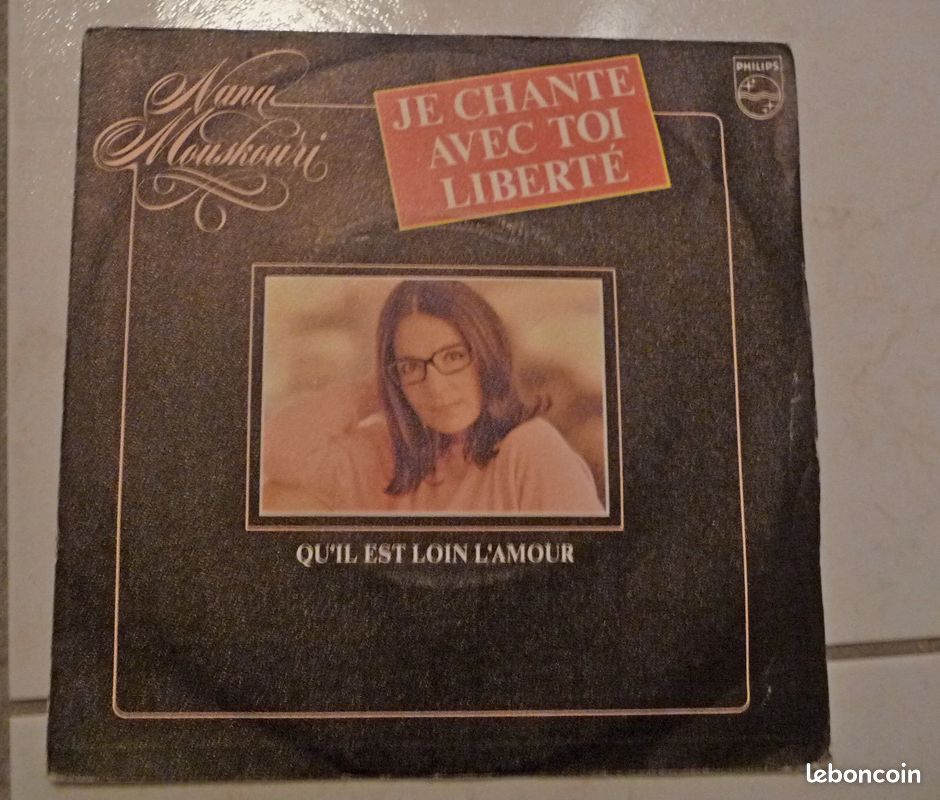 2 Vinyles 45 T Nana Mouskouri (image 2)