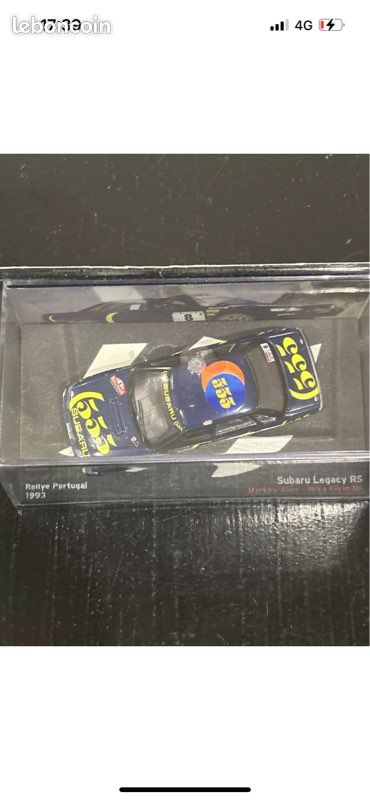 LBC Altaya Subaru Legacy RS - Rallye Du Portugal 1993 - Échelle 1/43 - Neuf