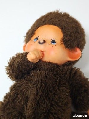 Peluche Kiki Ancienne – Sekiguchi Ajena – Années 70 – Fabriquée En France