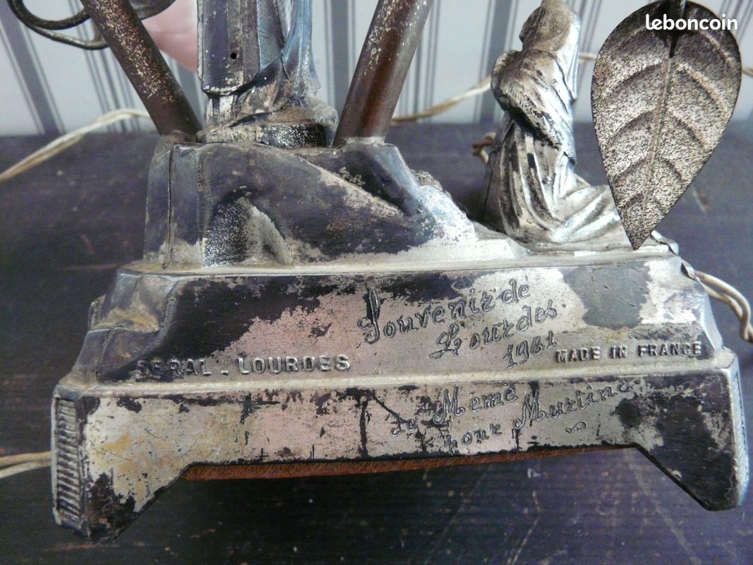 Boite a musique apparition de lourdes vintage (image 4)