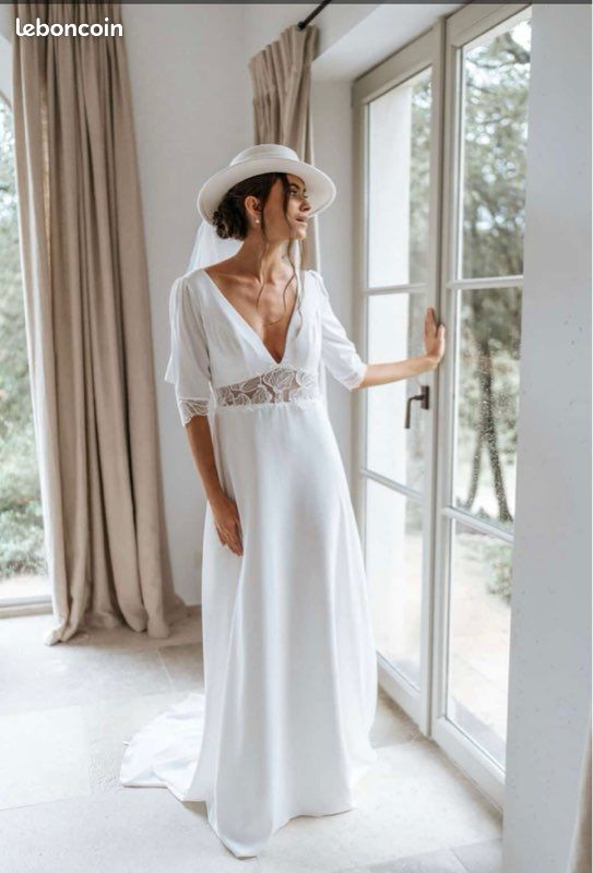 Robe de mariée mariage classe bohème Madame à dit oui MADO Lili