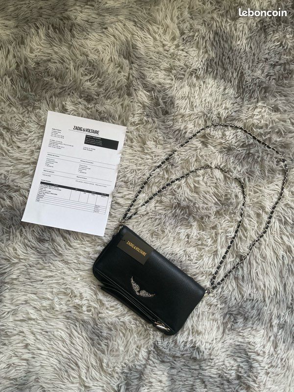 Sac À Main/Sac À Bandoulière Zadig & Voltaire Noir En Cuir (image 1)