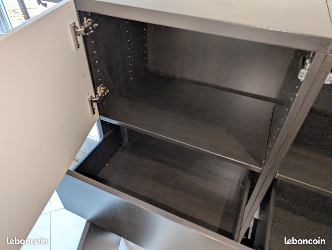 Buffet Alinéa noir et blanc (image 5)
