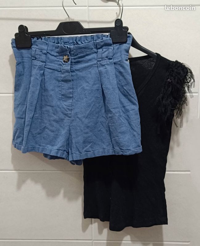 Lot short et haut T S/M (image 1)