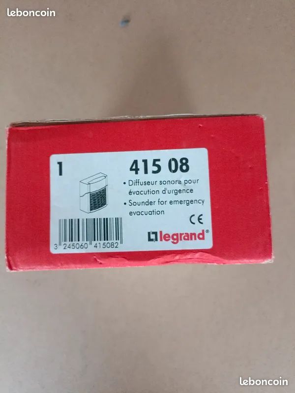 Diffuseur sonore pour alarme générale sélective - multisons - LEGRAND 041543