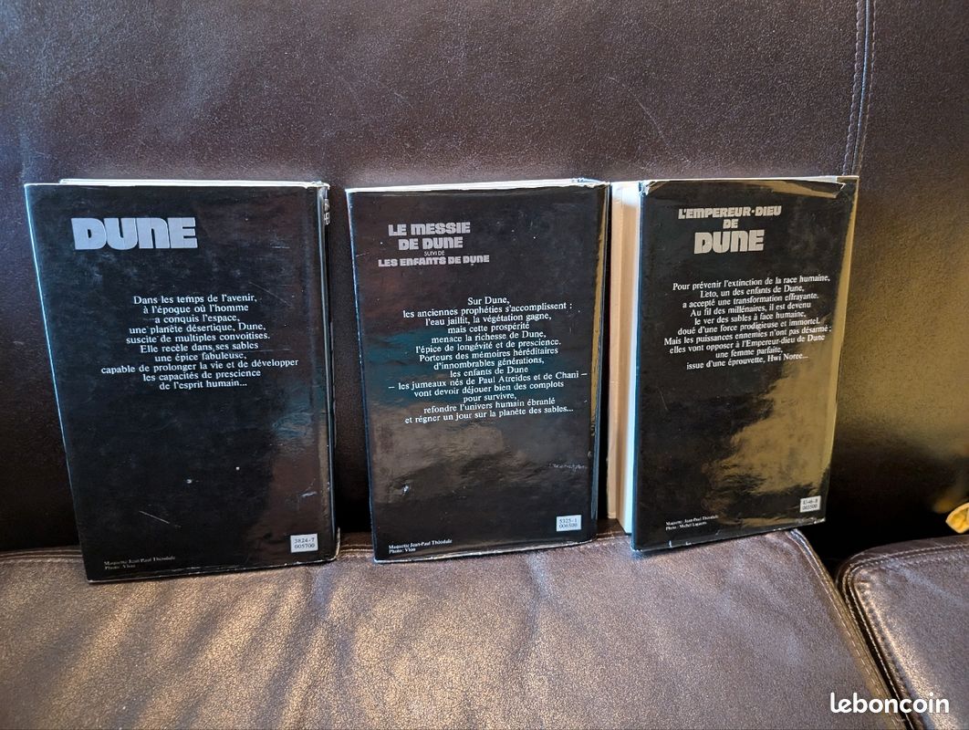 Lot de 3 livres de la Saga DUNE de Franck Herbert (image 2)