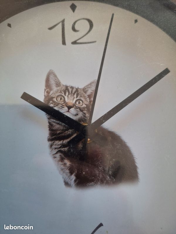 Horloge murale chat (image 3)