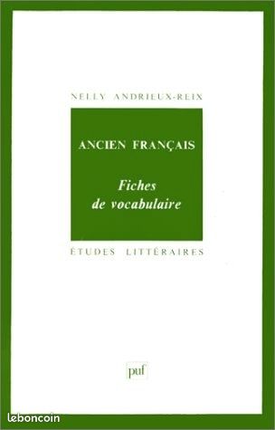 Ancien français fiches de vocabulaire (image 1)